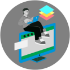 Hire Full Stack Developer Logo